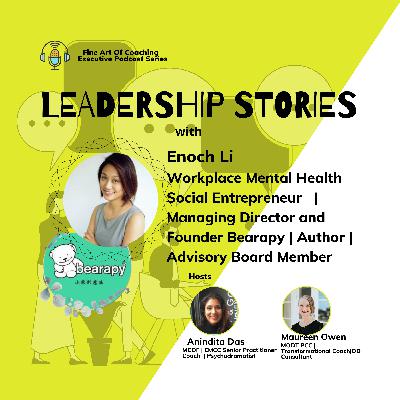 Enoch Li, Mental Health Social Entrepreneur, Managing Director and Founder Bearapy, Author 'Stress In The City : Playing My Way Out Of Depression', Advisory Board Member