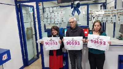 La Administración nº 2 de Zamora vende un Tercer Premio del Sorteo de Navidad