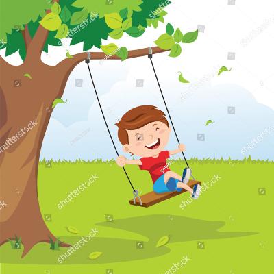 A little boy and a kind tree