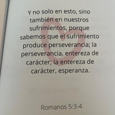 Día 9- Amor para el Alma / Romanos 5:3-4