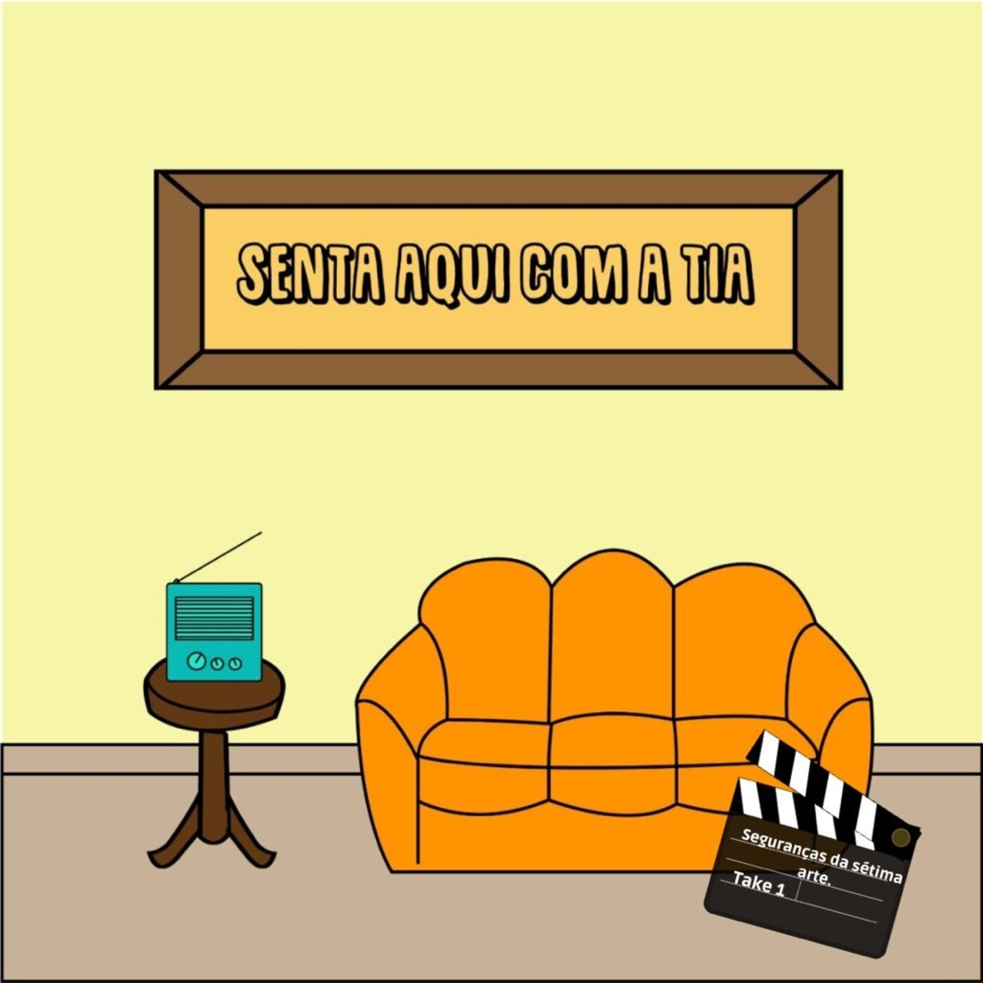 Senta aqui com a Tia