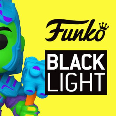 #19. Colección de figuras Funko POP Black Light.