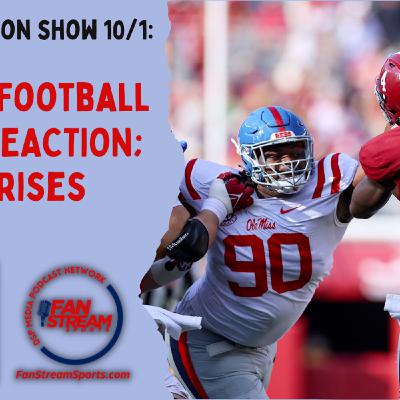 Scott Hamilton Show 10/1: College Football Week 5 REACTION; Surprises