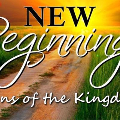 Sunday Sermon 8 June 2025 - New Beginnings - Signs of the Kingdom