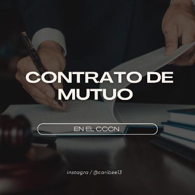 CONTRATO DE MUTUO CONTRATO DE MUTUO