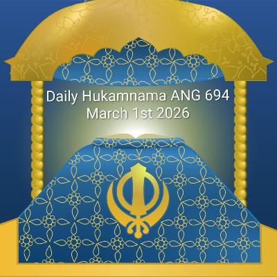 Daily Hukamnama: Sikh Wisdom ANG 694 March 1st 2026 #hukamnama #darbarsahib