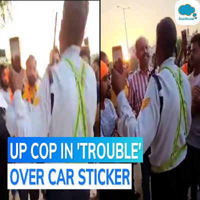 Traffic cop fines car with ‘Jai Mata Di’ sticker in Ghaziabad, gets heckled by Hindu group