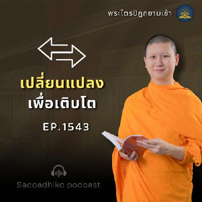 MT1543 เปลี่ยนแปลงเพื่อเติบโต | พระไตรปิฎกยามเช้า EP.1543 15/06/68