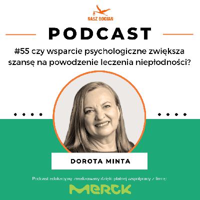 #55 Czy wsparcie psychologiczne zwiększa szansę na powodzenie leczenia niepłodności? - Dorota Minta #55 Czy wsparcie psychologiczne zwiększa szansę na powodzenie leczenia niepłodności? - Dorota Minta