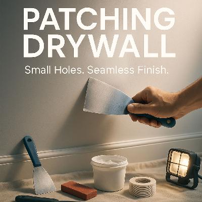 Patching Drywall — Small Holes, Clean Finishes