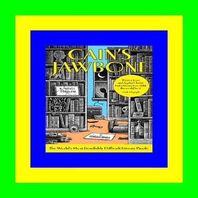 READ/DOWNLOAD*- Cain's Jawbone [PDF EBOOK EPUB KINDLE]