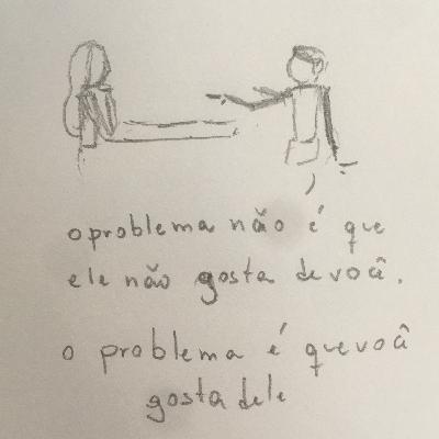 Falando sozinha sobre você, moço-fantasma.