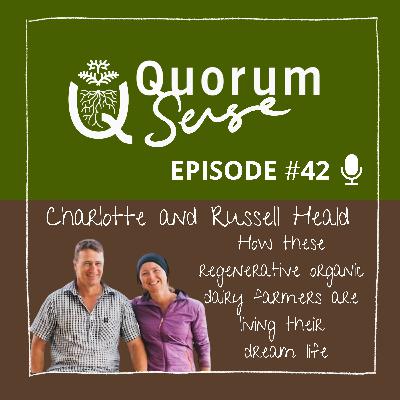 How organic regen dairy farmers, Charlotte and Russell Heald, are living their dream life