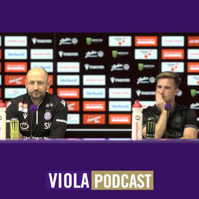 Vor Austria Wien - RB Salzburg: PK mit Stephan Helm und Johannes Eggestein (10/2025)