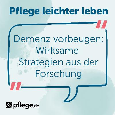Demenz vorbeugen – Prof. Dr. Riedel-Heller über wirksame Strategien aus der Forschung Demenz vorbeugen – Prof. Dr. Riedel-Heller über wirksame Strategien aus der Forschung