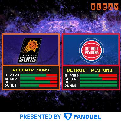 Suns Trade Punches in Detroit, Fade Again Late