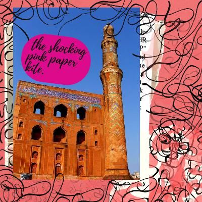 The shocking pink paper kite