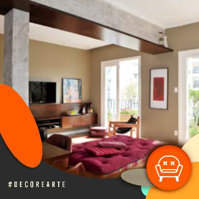 Decor e Arte - Pilares e vigas na decoração