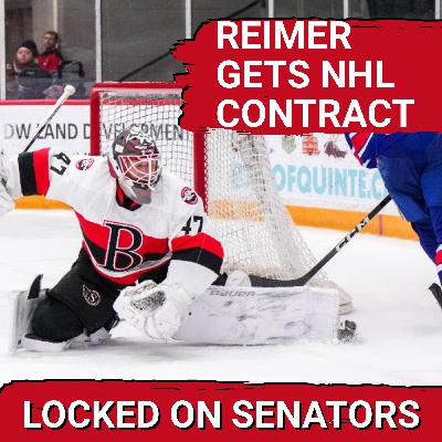 Ottawa Senators QUICKLY Sign James Reimer To NHL Contract + Travis Green Continues Line Shuffling Ottawa Senators QUICKLY Sign James Reimer To NHL Contract + Travis Green Continues Line Shuffling
