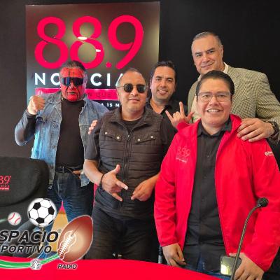 Hoy con la presencia del Luchador Chessman en la cabina de Espacio Deportivo (de la Tarde) 25 de Marzo 2026