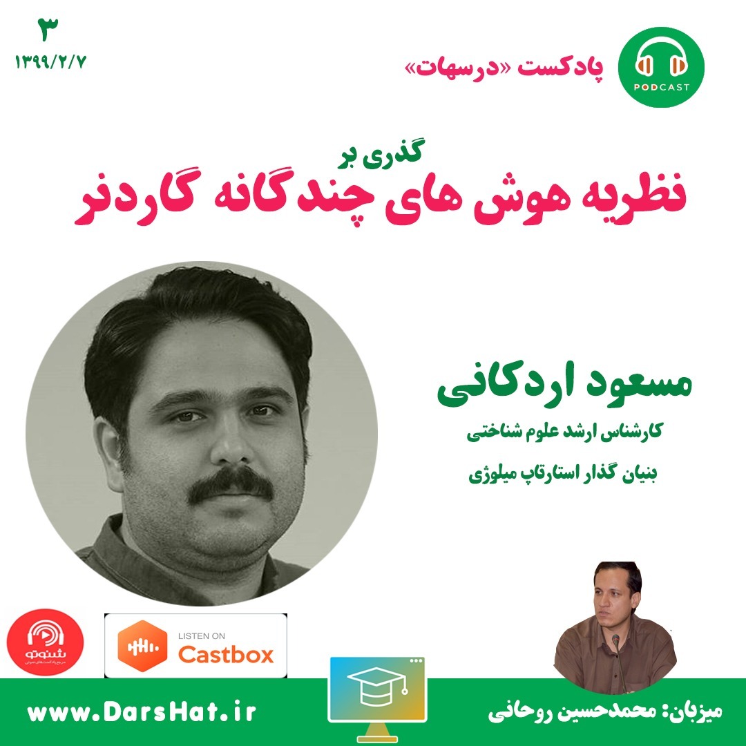 هوش های چند گانه گاردنر - پادکست درسهات