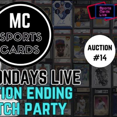 MC Mondays Live | Sports Cards Auction #14 Watch Party | Oct 23 2023