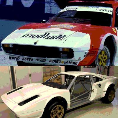 Une Ferrari 308 au Dakar 1986… Une Ferrari 308 au Dakar 1986…