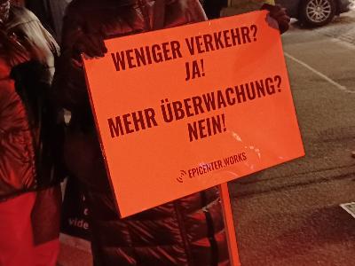 Kundgebung gegen Innenstadtüberwachung mit Echtzeitzugriff der Polizei vom 27.11.2025 (O Ton)