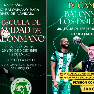 Antonio Ortiz, director de cantera del BM Dólmenes, sobre la Escuela de Navidad y el Campus Antonio Ortiz, director de cantera del BM Dólmenes, sobre la Escuela de Navidad y el Campus