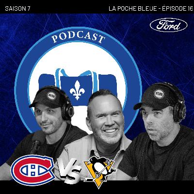 Record de Crosby & Défaite en prolongation du CH à Pittsburgh | La Poche Bleue en après-match S07É16
