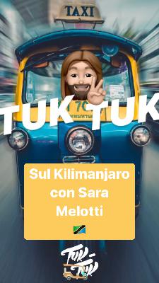 In cima al  Kilimanjaro con Sara Melotti