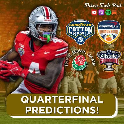CFP Quarterfinals Preview! Ohio State vs Miami, Texas Tech vs Oregon, Indiana vs Alabama, Georgia vs Ole Miss - Episode 350