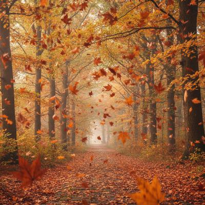 Fall- Leaves Let Go to Grow