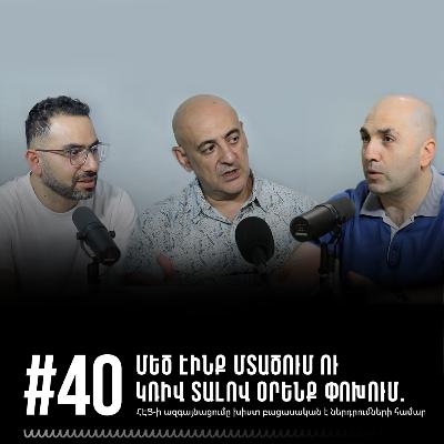 #40 Մեծ էինք մտածում ու կռիվ տալով օրենք փոխում. ՀԷՑ-ի ազգայնացումը խիստ բացասական է ներդրումների համար