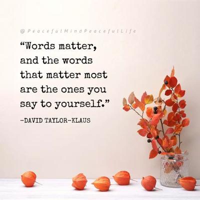 Self Talk.