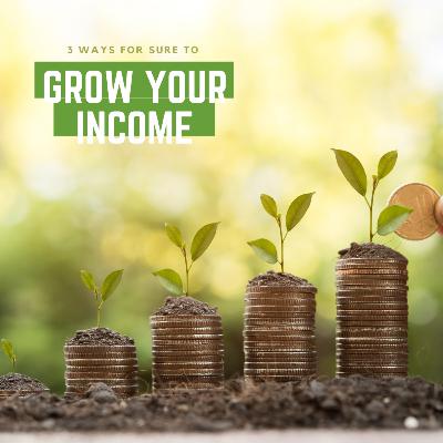 How To Grow Your Income (3 ways for sure)