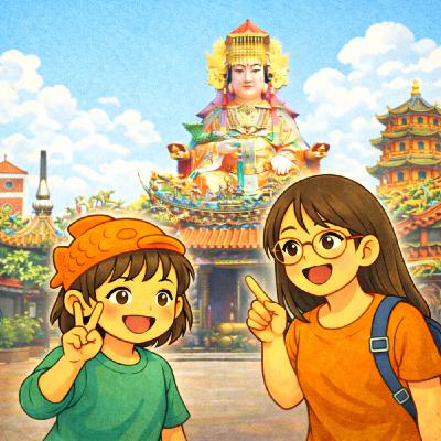 EP31:竹苗篇 - 懶人小旅行哲學:巨大媽祖、摸金元寶與排隊飲料 EP31:竹苗篇 - 懶人小旅行哲學:巨大媽祖、摸金元寶與排隊飲料