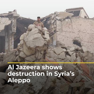 Al Jazeera shows destruction in Syria’s old city of Aleppo | AJ#shorts