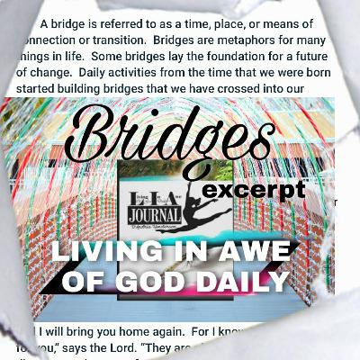 Letisha Banks Speaks about Bridges Excerpt from Living In Awe of God Daily book