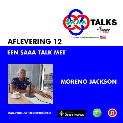 Vrijblijvende gesprekken special SAAA Talks: gesprek met Moreno Jackson