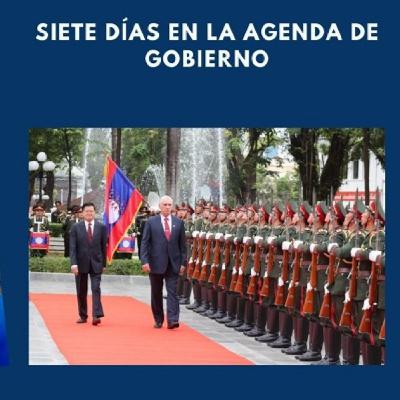 Siete días en la agenda de Gobierno
