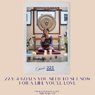 223: 4 Goals You Need to Set Now for a Life You'll Love 223: 4 Goals You Need to Set Now for a Life You'll Love