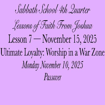 Ultimate Loyalty: Worship in a War Zone — Passover