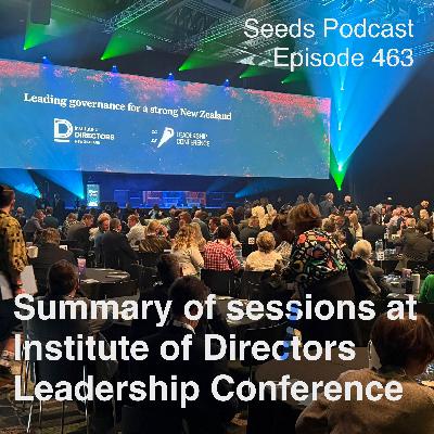 IOD Leadership Conference Summary of Sessions