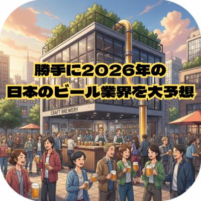 勝手に2026年の日本のビール業界を大予想 勝手に2026年の日本のビール業界を大予想