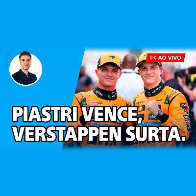 156. Oscar Piastri vence o GP da Espanha, Verstappen surta, Bortoleto é P12.