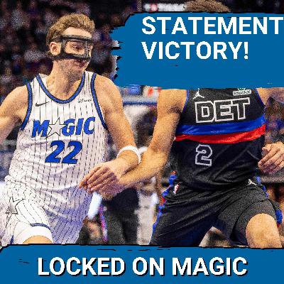 STATEMENT: Orlando Magic OUTGRIT Detroit Pistons to advance in NBA Cup STATEMENT: Orlando Magic OUTGRIT Detroit Pistons to advance in NBA Cup