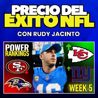 🏈 ¡Power Rankings De Semana 5! ¿Asciende Lions Al #1? | NFL 2025