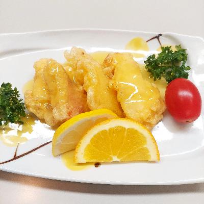 🍊≪ 白身魚のオレンジソースかけ ≫🐟✨