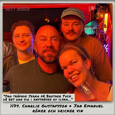 1174. DEL 2: Charlie Gustafsson & Jan Emanuel röker och dricker vin 1174. DEL 2: Charlie Gustafsson & Jan Emanuel röker och dricker vin